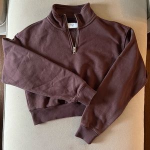 TNA cropped sweater.